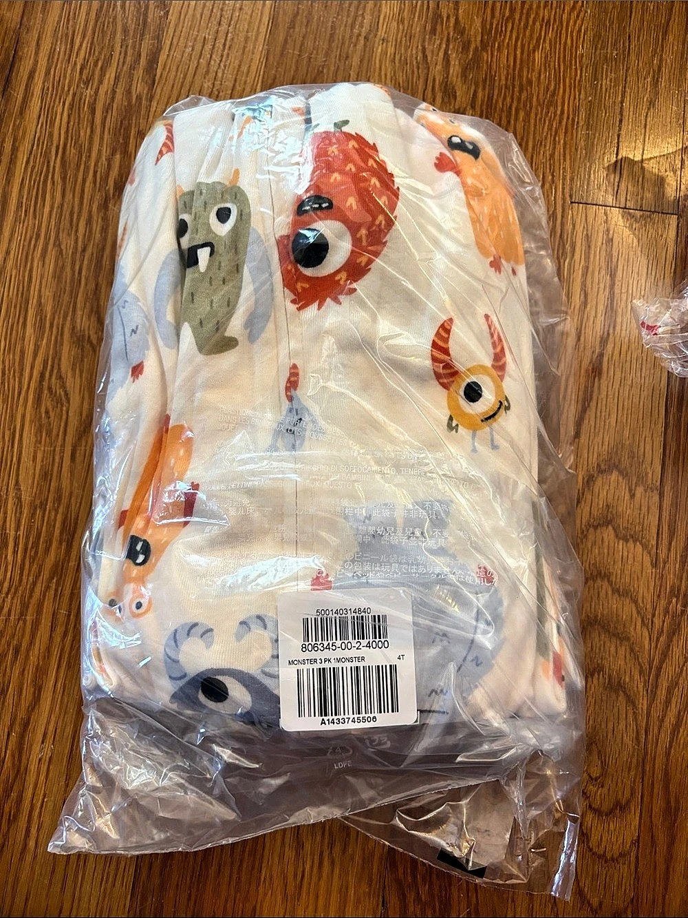 Old Navy Monster One-Piece Pajama 3-Pack